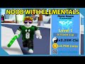 Noob With Elemental Pets in Roblox Ninja Legends