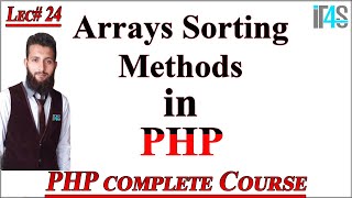 PHP Tutorial in Urdu | Hindi | Arrays Sorting Methods in PHP