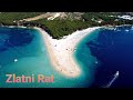 Zlatni Rat, Bol Brač Croatia by Drone