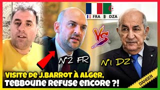 France vs Algérie : Tebboune Refuse la Visite de Jean-Noël Barrot ?! #france #algerie #maroc #sahara