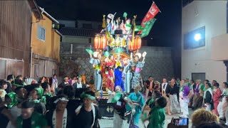 宵宮最後の練り 令和6年 岩屋秋祭り #だんじり #まつり