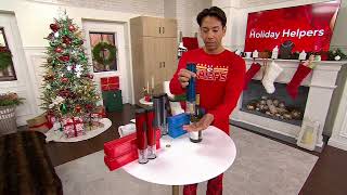 Prepology S/2 Battery Wine Openers w/ Foil Cutter and Gift Boxes on QVC