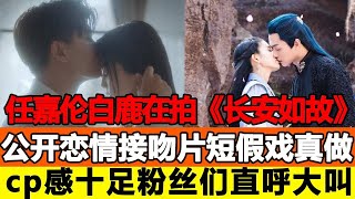 任嘉倫白鹿在拍《長安如故》公開戀情！接吻片短假戲真做，劇組人員看了都在羨慕！cp感十足粉絲們直呼大叫！追星看TV