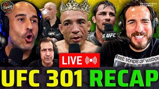 LIVE UFC 301 Recap, Jose Aldo is BACK, Pantoja Defends - Jon Anik, Kenny Florian, Ray Longo |A&F.485