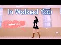 스텝 설명 In Walked You linedance Tutorial 인 웍트 유