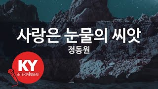 사랑은 눈물의 씨앗 - 정동원 (KY.21523) [KY 금영노래방] / KY Karaoke