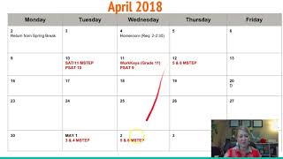 Spring Break Calendar Prep