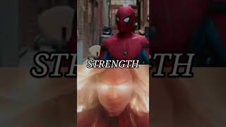 I know you like me more I love it || Spiderman vs captain Marvel 🔥| Avenger Marvel&DC status #shorts
