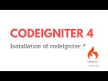 #2 Installation of CodeIgniter 4