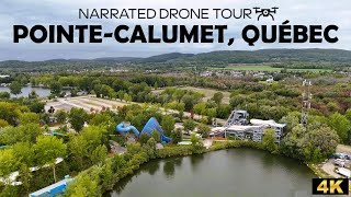 ⚜️Discover Pointe-Calumet, Québec in 4K - ஒரு மயக்கும் ட்ரோன் சாகசம்! 🇨🇦🚁 | DJI மினி 4 ப்ரோ