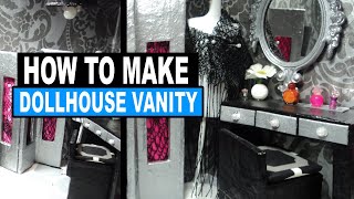 How to Make a Dollhouse Vanity in One Sixth Scale
