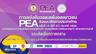 คู่ชิงที่ 1  ทีมชาย รร.กีฬาจังหวัดสุพรรณบุรี - รร.ด่านช้างวิทยา  วอลเลย์บอลเยาวชน \