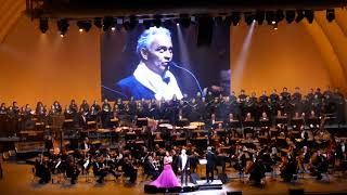 Andrea Bocelli Concert Time To Say Goodbye Nadine Sierra The Hollywood Bowl LA CA USA May 10, 2023