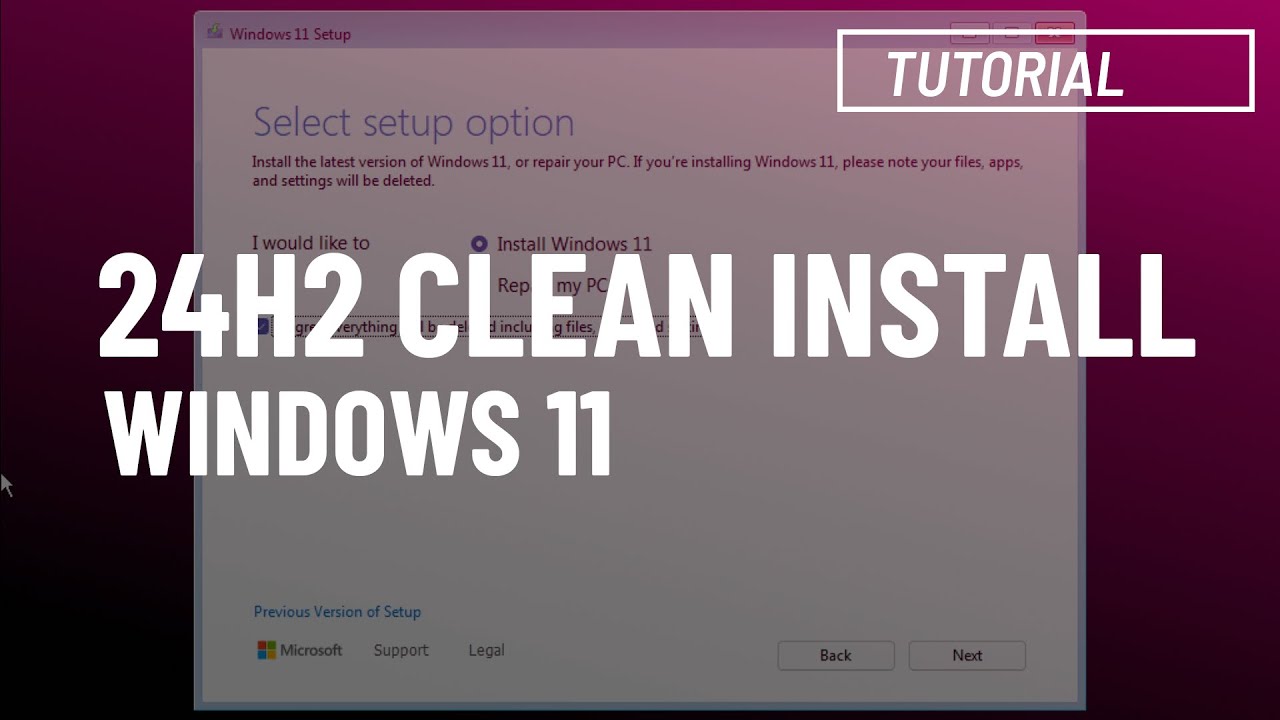 Windows H New Clean Install Process Nbkomputer