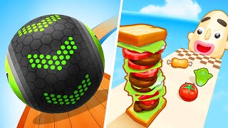 Going Balls | Sandwich Runner - All Level Gameplay Android,iOS - NEW BIG APK UPDATE