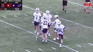 Men's Lacrosse: Amherst vs. Swarthmore Highlights (3/13/24)