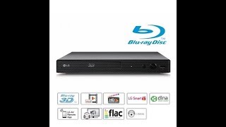 LG BP 450 Wired Streaming 3D Blu ray Disc \u0026 DVD Player (2019. 02. 27.)