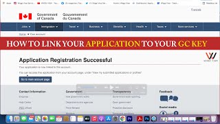 HOW TO LINK YOUR STUDENT VISA APPLICATION TO YOUR GC KEY !!  **LIVE DEMO**