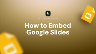 How to Embed Google Slides | Publish Presentations on Any Website