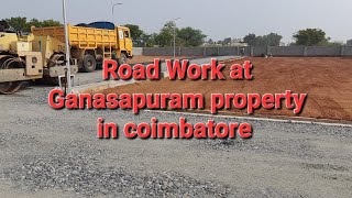 Road work  in Ganesapuram gated community coimbatore