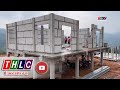 Bắt đầu lợp mái căn nhà sàn đầu tiên tại dự án Khu dân cư Làng Nủ | THLC