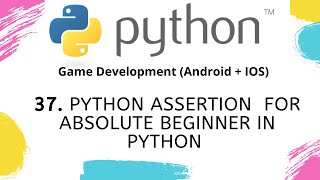 Python Assertion for absolute beginner in Python