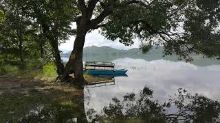 The amazing beauty of Mapakada Lake near Mahiyangana in Uwa Province in Sri Lanka.