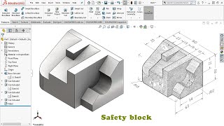 Solidworks Tutorial: Exercise #31 (Safety block)