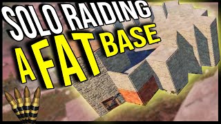 SOLO RAIDING a RICH FAT BASE - Rust Raid Solo Ep 1 Explosive Ammo Raiding