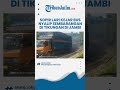 Sopir Truk Lari Kencang, Truk di Jambi Nyaris Terguling Hindari Bus Nyalip di Tikungan