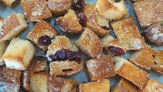 달콤한 식빵러스크 만들기/식빵러스크 맛있는 레시피/Making bread rusks/ Delicious recipes