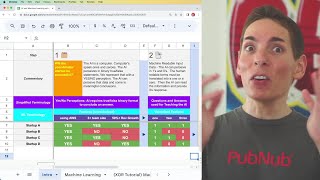 Introduction to AI Machine Learning In Google Spreadsheets