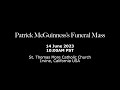 Patrick McGuinness's Funeral Mass