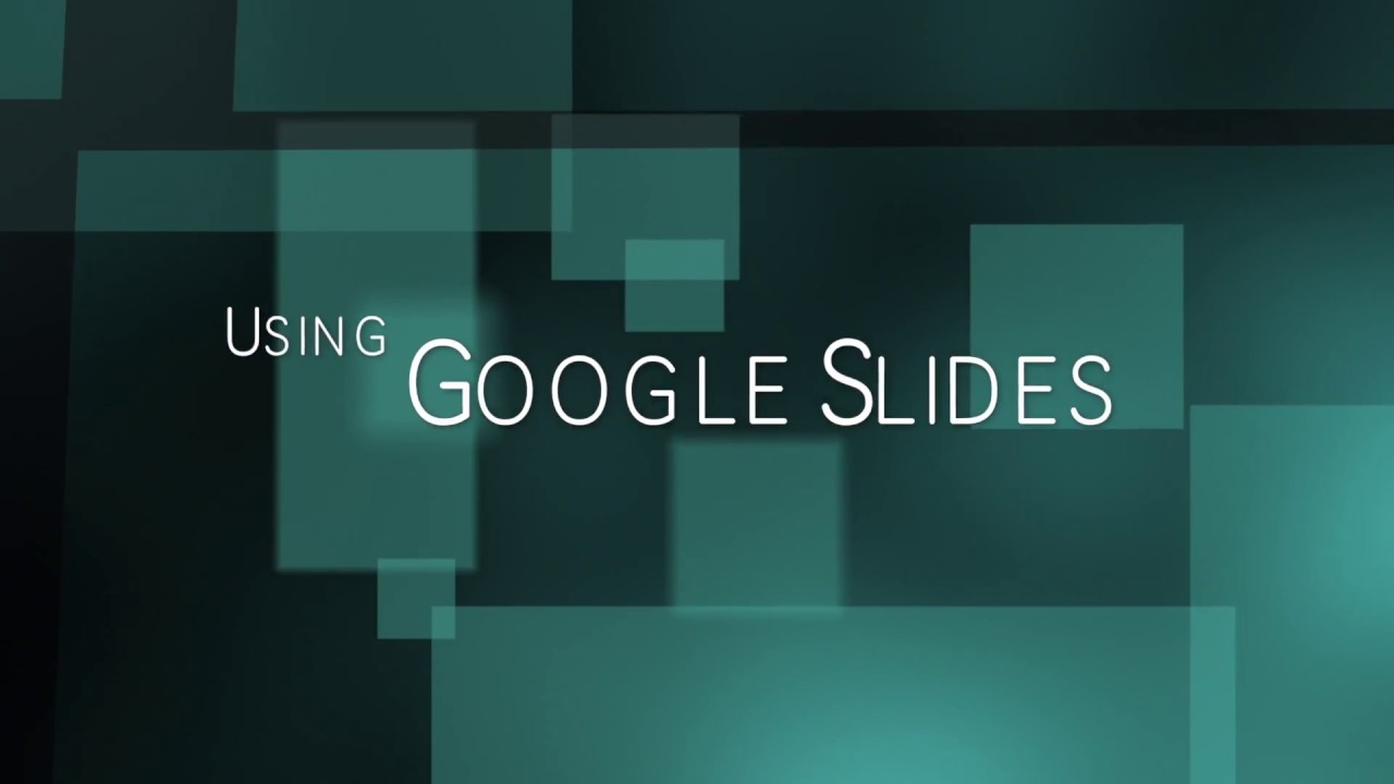 Using Google Slides - YouTube