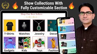 Show Collection with Fully Customizable Shopify Section | Let's Create it Live