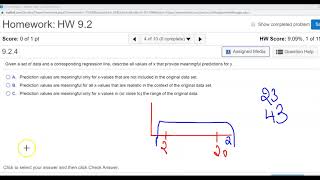 Homework Help Linear Regression
