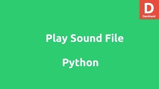 Python Play Beep Sound in Windows