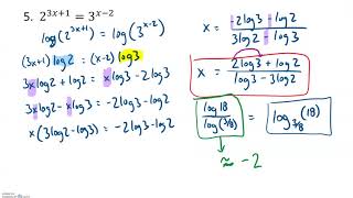 Solving Exponential Equations, Part 2