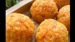 இதுவரை சாப்பிடாத சுவையில் கேரட் ஃபால்ஸ் How to make carrot sweet balls ஒரு முறை செய்து பாருங்கள் 😋😋