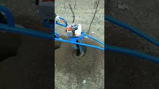 Manaul earth auger hole digger machine #youtubeshorts #machine