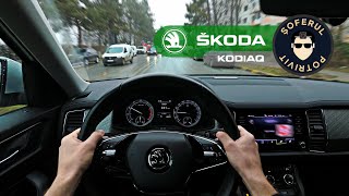 Skoda Kodiaq 2.0 TSI (2023) | POV Drive (City Driving)