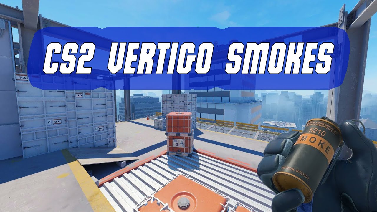 CS2 | THE MUST KNOW SMOKES ON VERTIGO [2023] - YouTube