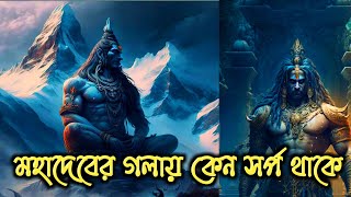 মহাদেবের গলায় কেন সাপ থাকে/মহাদেব কেন ছায়ভষ্ম মাখে/মহাদেবের মাথায় কে বাস করে?shiv/by সনাতনভাবনা