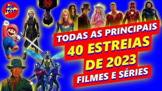 TODAS AS 40 PRINCIPAIS ESTREIAS DE 2023 - FILMES E SÉRIES 2023 - EXPECTATIVAS #release #movies #2023