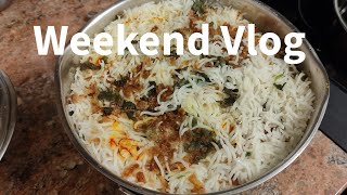 Weekend Vlog ! Grocery Shopping in Patel Brothers ! Hyderabadi Chicken Biryani in Dinner !