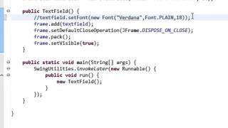 Java swing GUI tutorial #11: JTextField