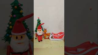 Santa Claus Making with paper cup🎅🏻✨ #craft #diy #trendingshorts #subscribe #yt #art #christmas