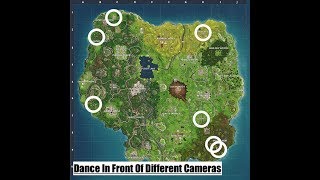 Fortnite All Film Camera Locations Season 4 Week 2 Dance - dance in front of different film cameras fortnite battle royal