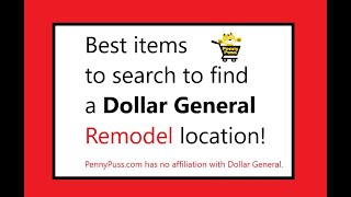 Quick way to find a Dollar General remodel location near you!