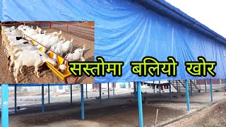 बाख्रा पालनमा सस्तो खोर को नमुना|| cheapest model of goat farm